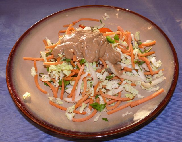 Vegetables with Brazil Nut Dressing