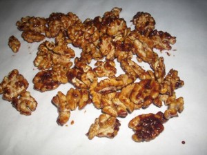 glazed walnuts