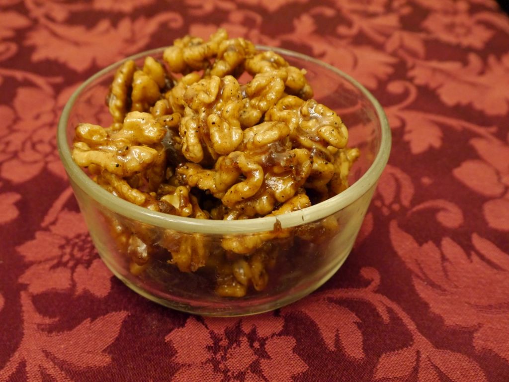 sticky walnuts