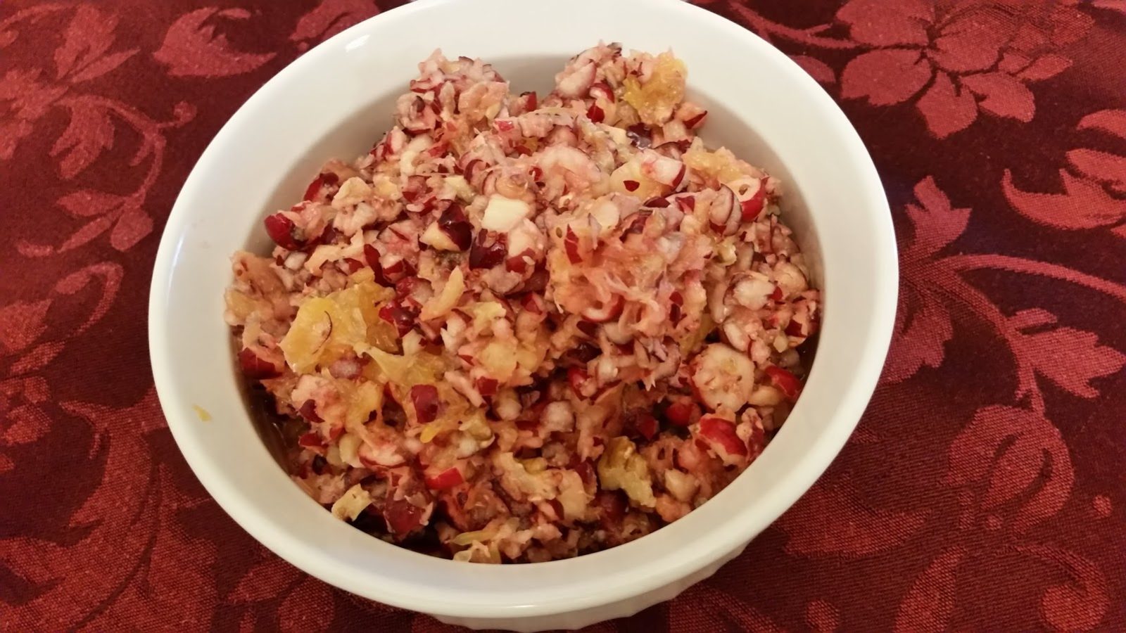 Fresh Cranberry Relish (low FODMAP) Gluten Free Goodness