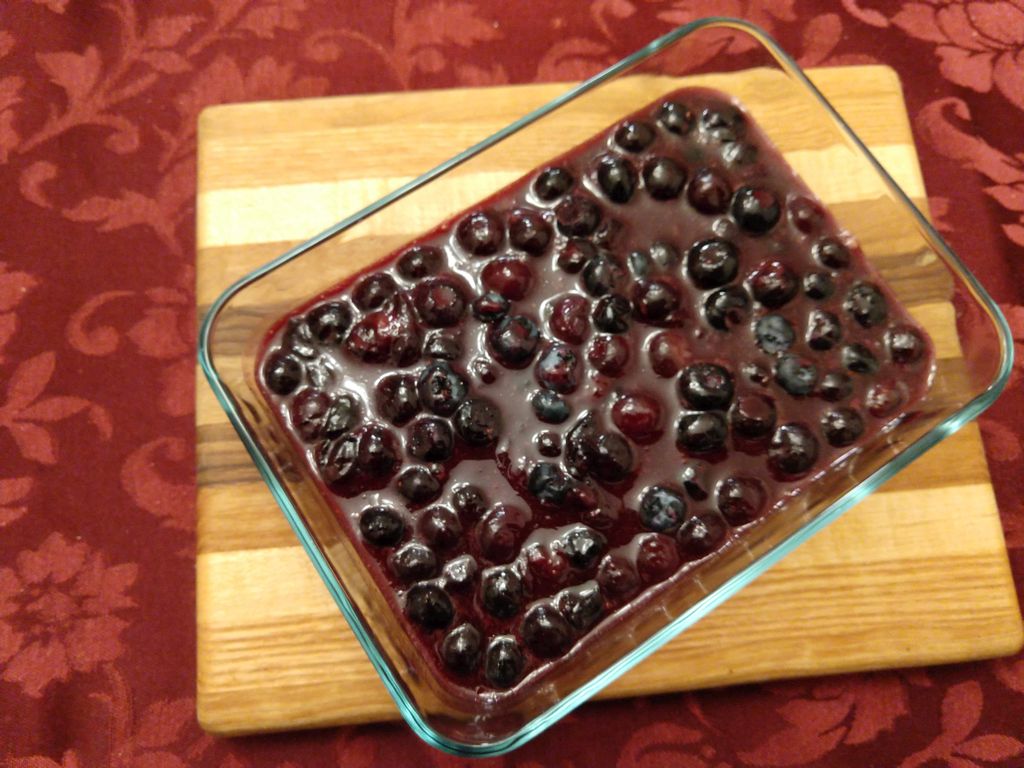 picture of blueberry pie filling